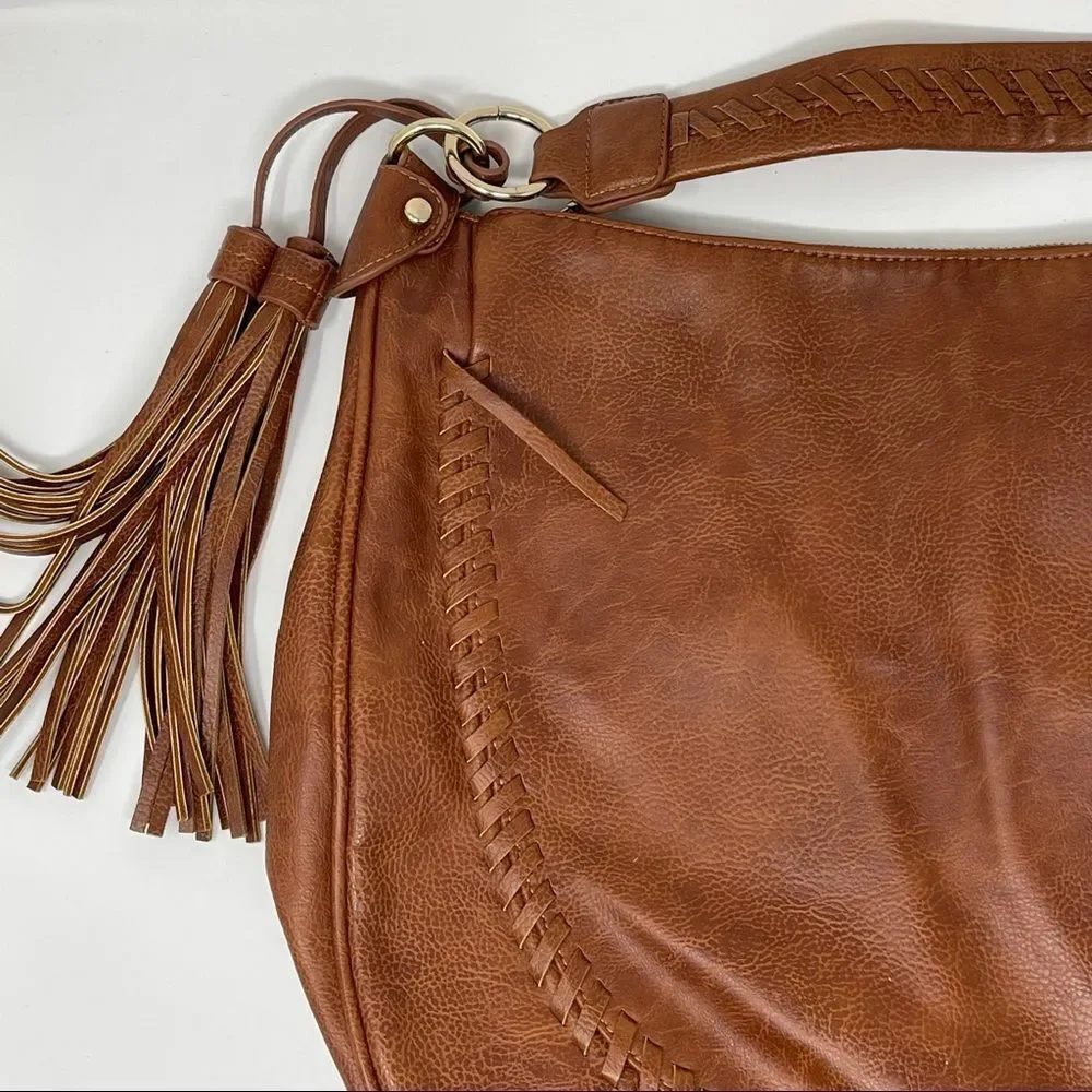Boho Shoulder Bag, Brown